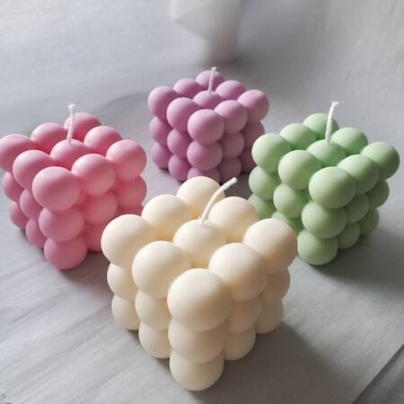 Scented Candle Bubble Shape 4 Pcs Pack
