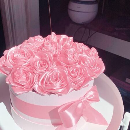 Ribbon Flower Basket