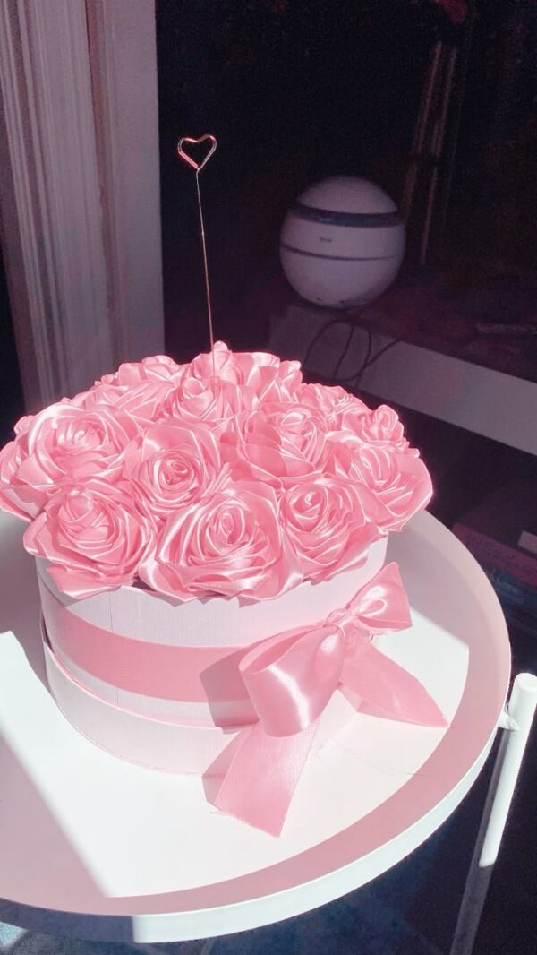 Ribbon Flower Basket