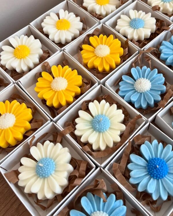 Peony Flower Scented Candle